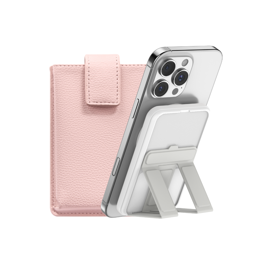 On The Go Pack, Zap Pad with the Blush Pink PU Leather Travel Case